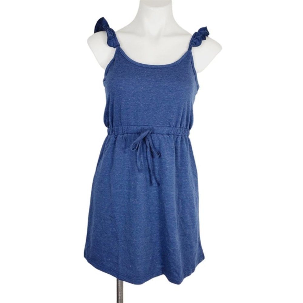 Love at First Sight blue ruffle sun dress mini Size Small New